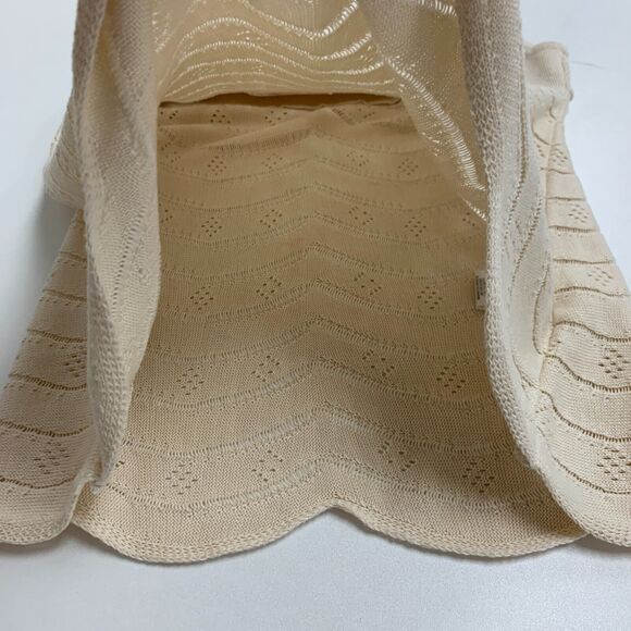 Dorothee Bis Silk Blend Tank Top Womens XL Extra Large Open Stitch Scalloped Hem - Picture 10 of 16